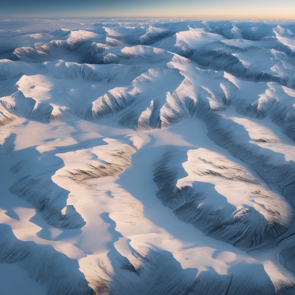 Hlíðarfjall ski area with volcano in background and fjord views