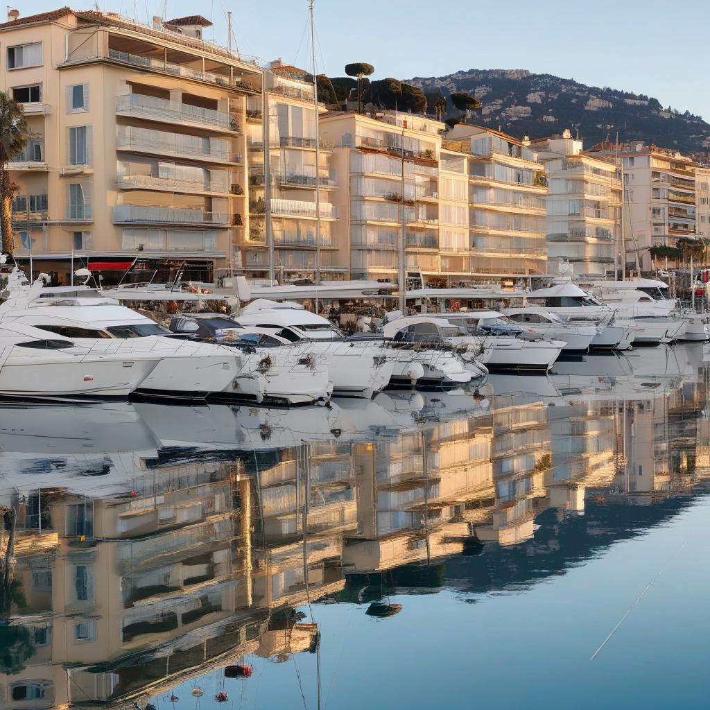 Канни взимку: вечірнє місто в ілюмінаціях