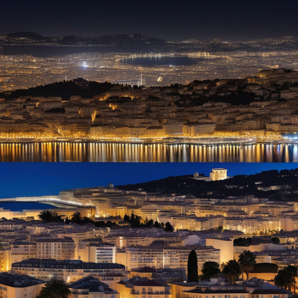 Порівняння зимового і літнього Лазурного берега