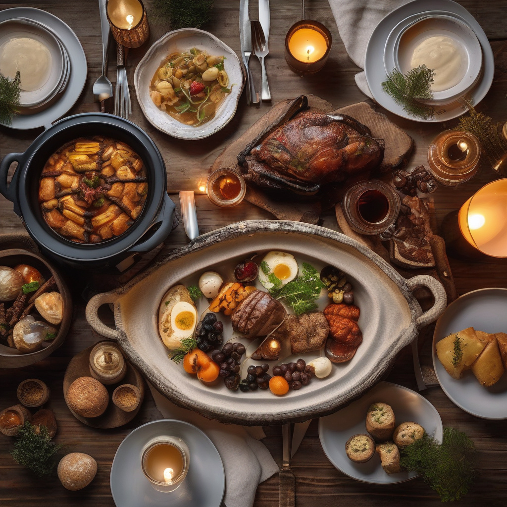 Рига: різдвяна випічка, балтійська кухня й традиції латвійських ринків Нічна ілюмінація у центрі Риги з ярмарковими рядами й смачною випічкою