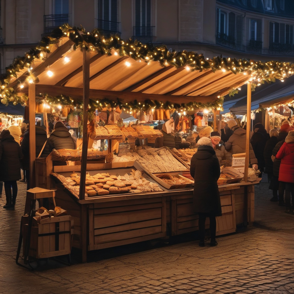 Ліонські різдвяні смаколики та святкова вулична їжа Різдвяні страви Ліон традиційна кухня французьке застілля