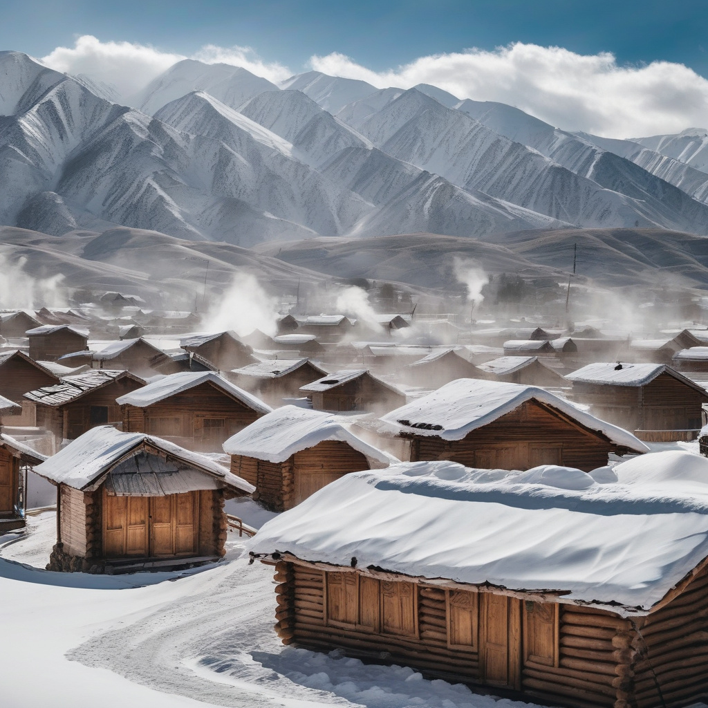 Chunkurchak ski area family-friendly slopes in Kyrgyzstan