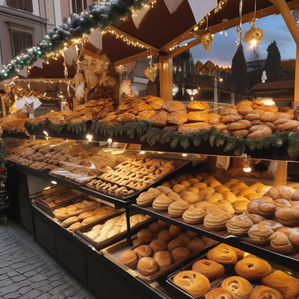 Вечірній затишок під час Різдва на набережній Генуї, море і святкові ліхтарі Різдво на морській набережній Генуї, вечір, затишок