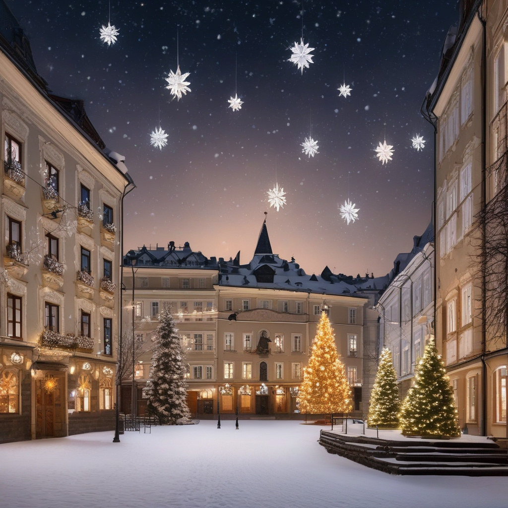 Вогні набережної Генуї у вечірньому різдвяному світлі: прогулянка серед романтики і моря Святкові ліхтарі і прогулянка вздовж набережної Генуї, морський вечір