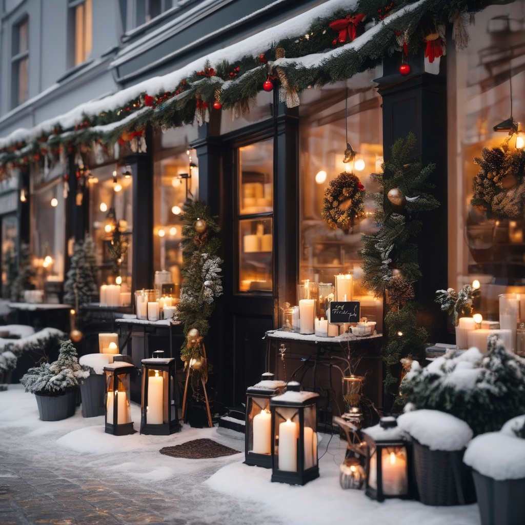 Christmas Steps: новорічний Брістоль, магазини та святковий настрій Новорічний вечір у Christmas Steps, вітрини з ілюмінацією, сніг