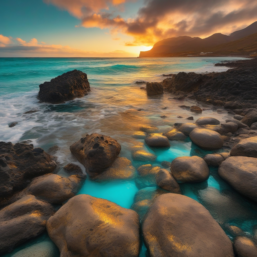 Новий рік у Лас-Пальмасі взимку: океан, пляж, легка атмосфера, святкові вогні