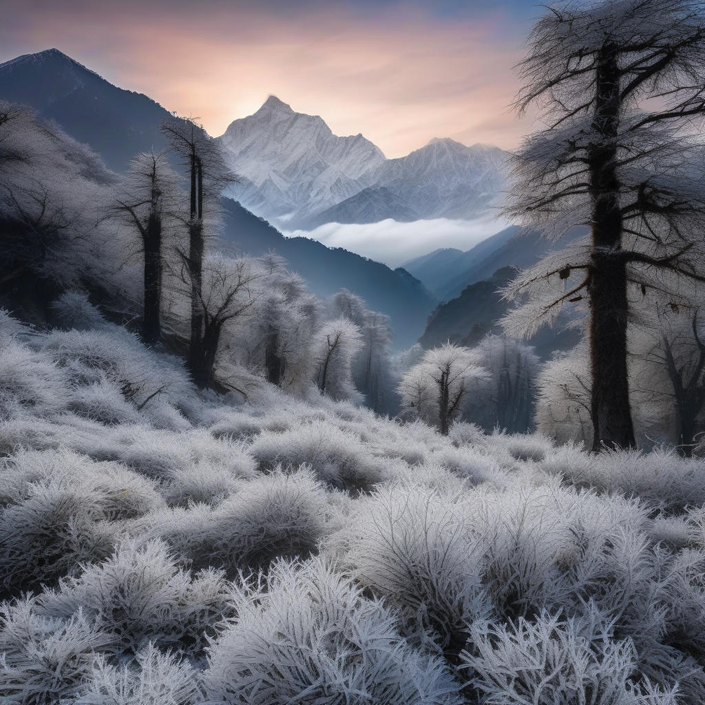 Ski equipment winter Himalayas India