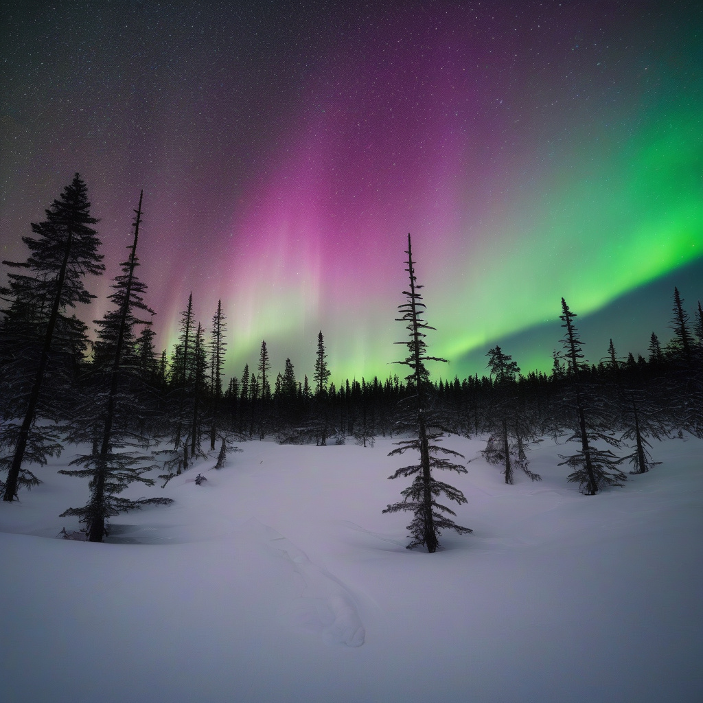 Зимовий табір у Норвегії: туристи готують чай біля тенту під сяйвом Зимовий табір у Норвегії: туристи готують чай біля тенту під сяйвом
