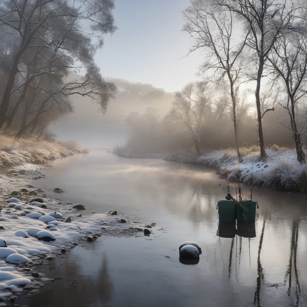 Зимова риболовля на норвезьких фіордах: човни, скелі, сніжні пейзажі Фіордова долина Норвегії взимку – човни, круті схили, крижаний простір