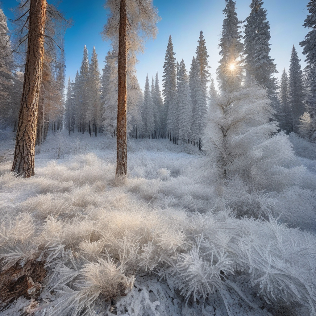 Beldersay ski run and Central Asian snow panorama