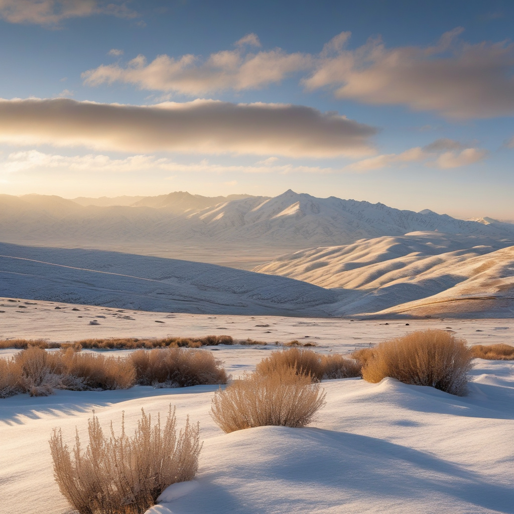 Nowruz holiday near Amirsoy - winter festival in Uzbekistan's mountain resort