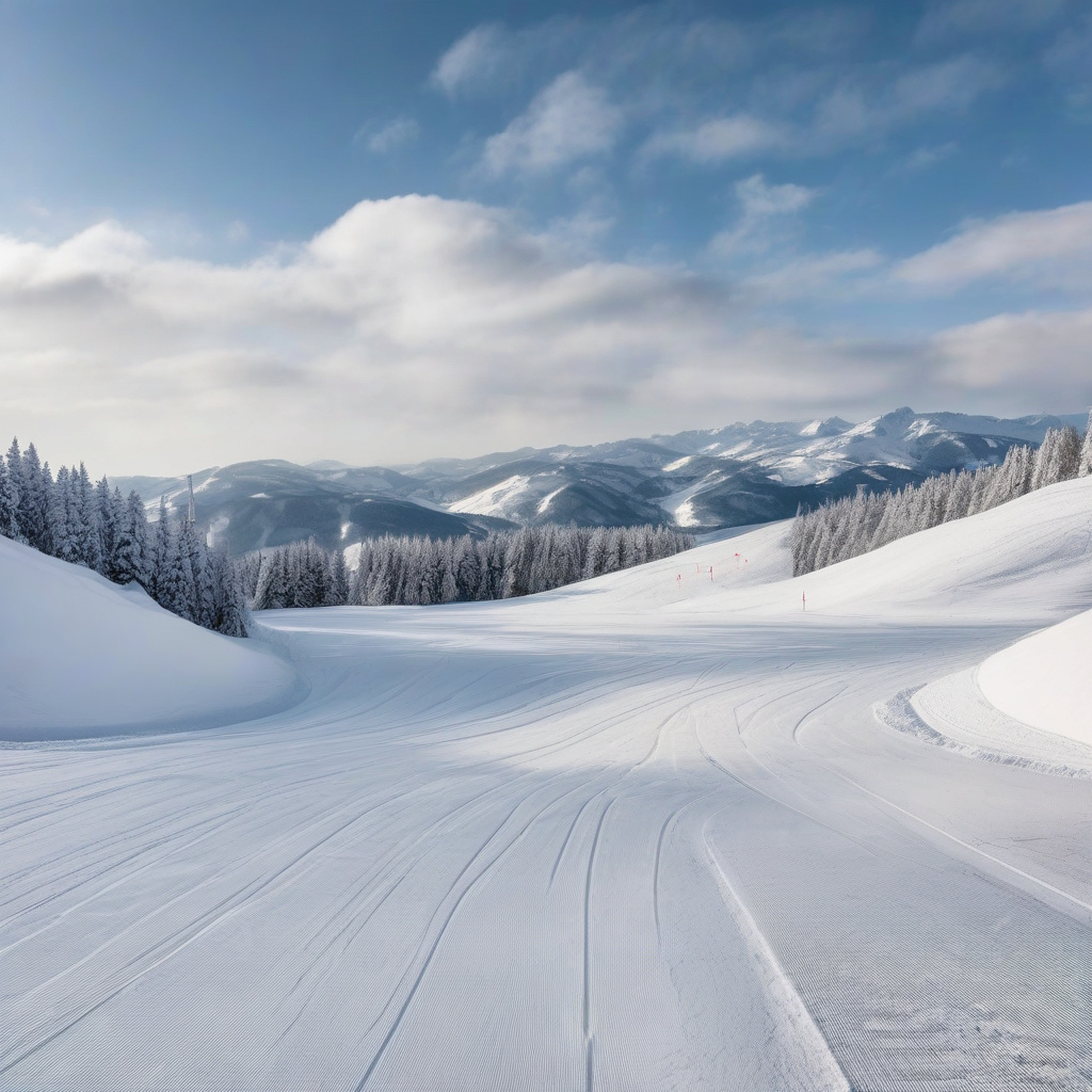 Crowd management at popular US ski resort base, 2026