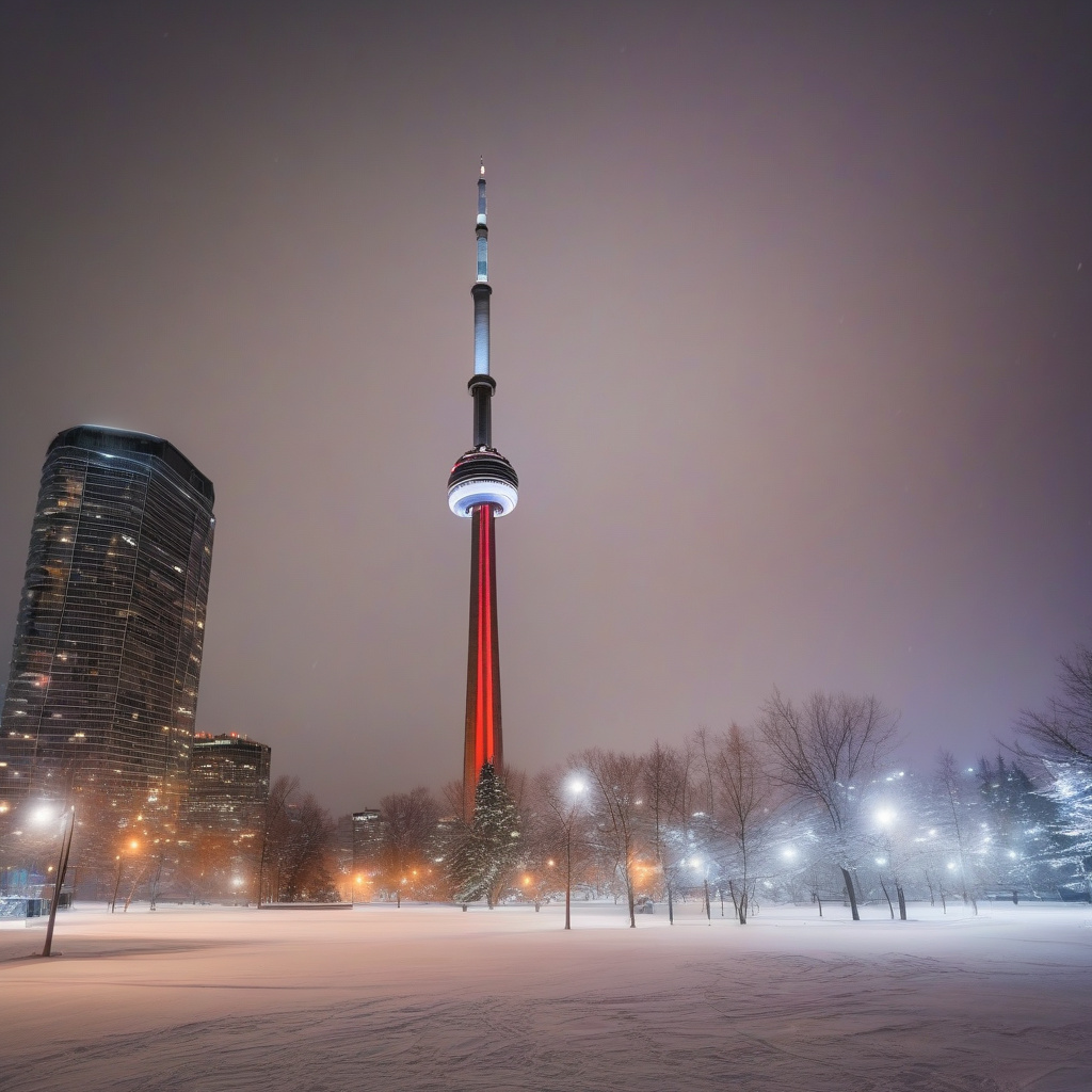 Карта зимового фестивалю у Торонто та інтер'єр льодової ковзанки