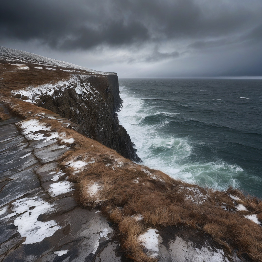Червоне зимове небо над узбережжям — найкращий час для одиночних прогулянок Ранкова зимова зоря на морському побережжі, рожеве небо