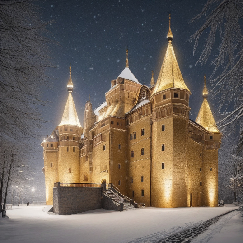 Прогулянки зимовим Клужем: вибір культових місць та святкових вражень Засніжені центральні вулиці Клужа, святкова ілюмінація, туристи, що прогулюються