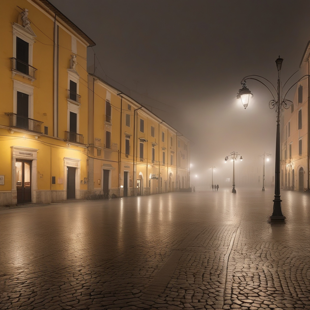 Паломбі взимку: вечірні італійські вулички у святкових вогниках