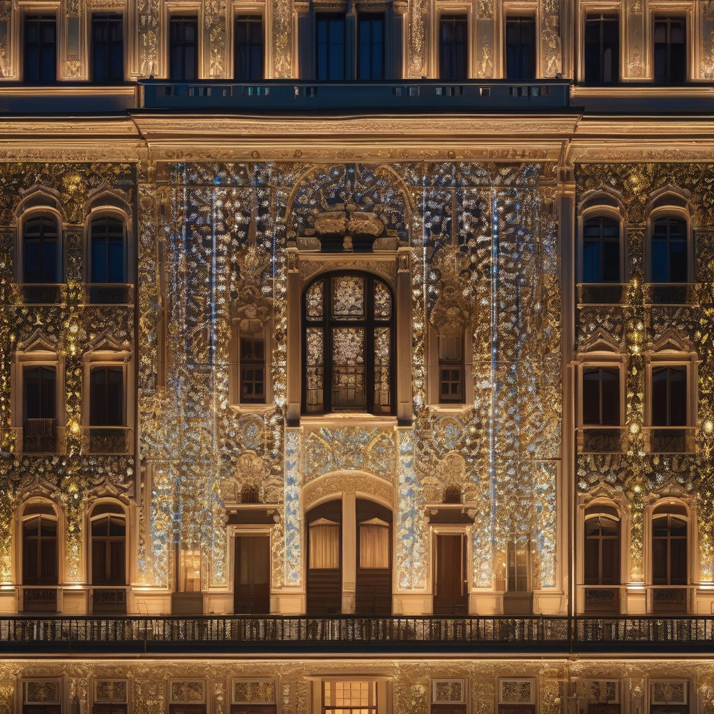 Святкові алеї Монци, ілюмінація взимку, новорічні декорації