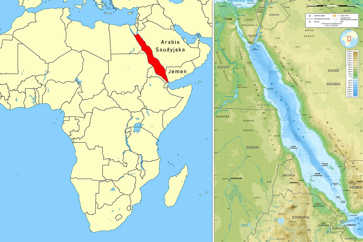 The Red Sea on the map: mysteries, myths and incredible facts