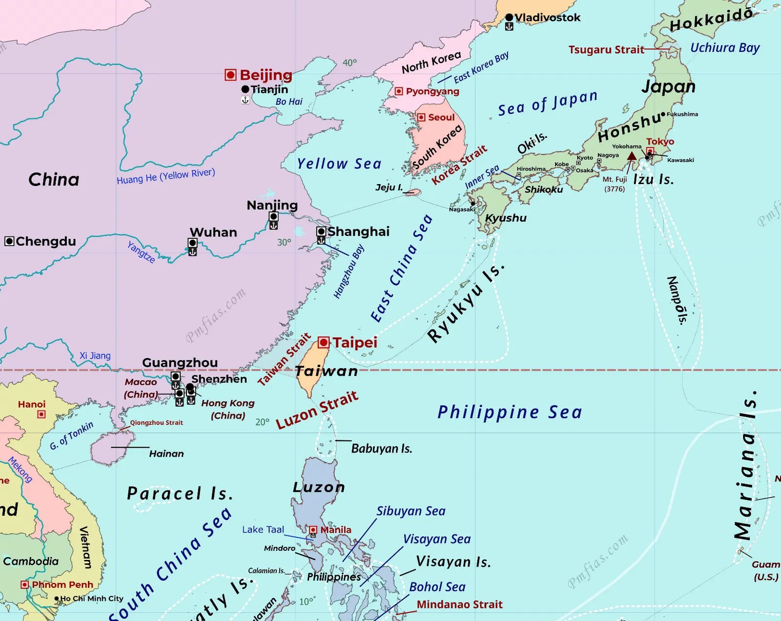 Жовте море на карті: Таємниці однієї з найунікальніших водойм планети