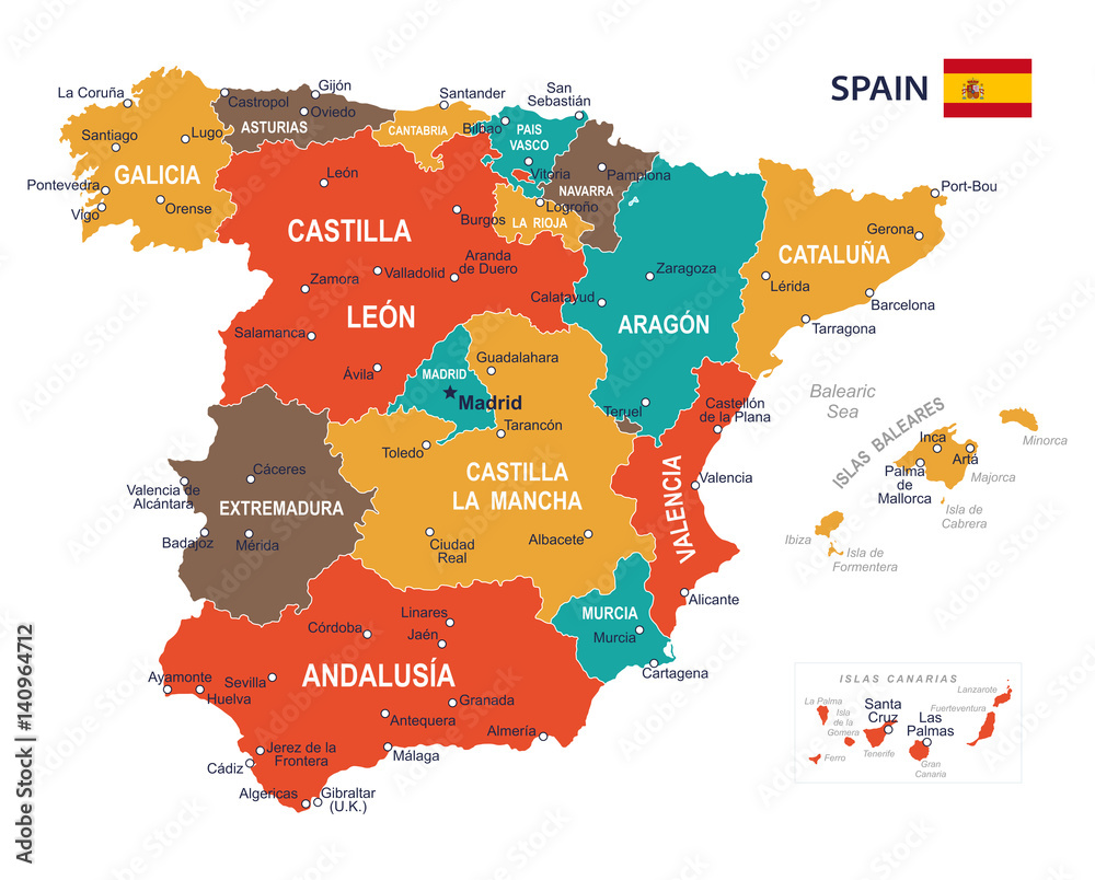 Maps of Spain: A fascinating journey through history, culture and famous places